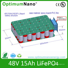 Batería LiFePO4 48V 15AH para Scooter eléctrico